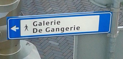 Galerie "De Gangerie" officieel bewegwijzerd